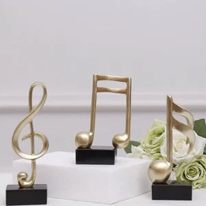 Artistic Decor, Desktop Decoration, Home Accents Gold