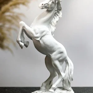 1pc European Style Home Resin Flying Victory Horse Decoration Room Decor Christmas Decorations Bedroom Decor White