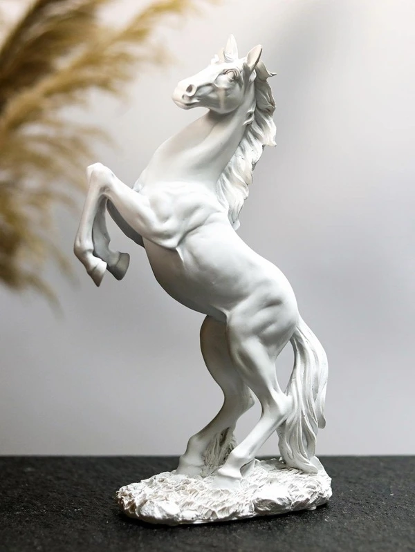 1pc European Style Home Resin Flying Victory Horse Decoration Room Decor Christmas Decorations Bedroom Decor White